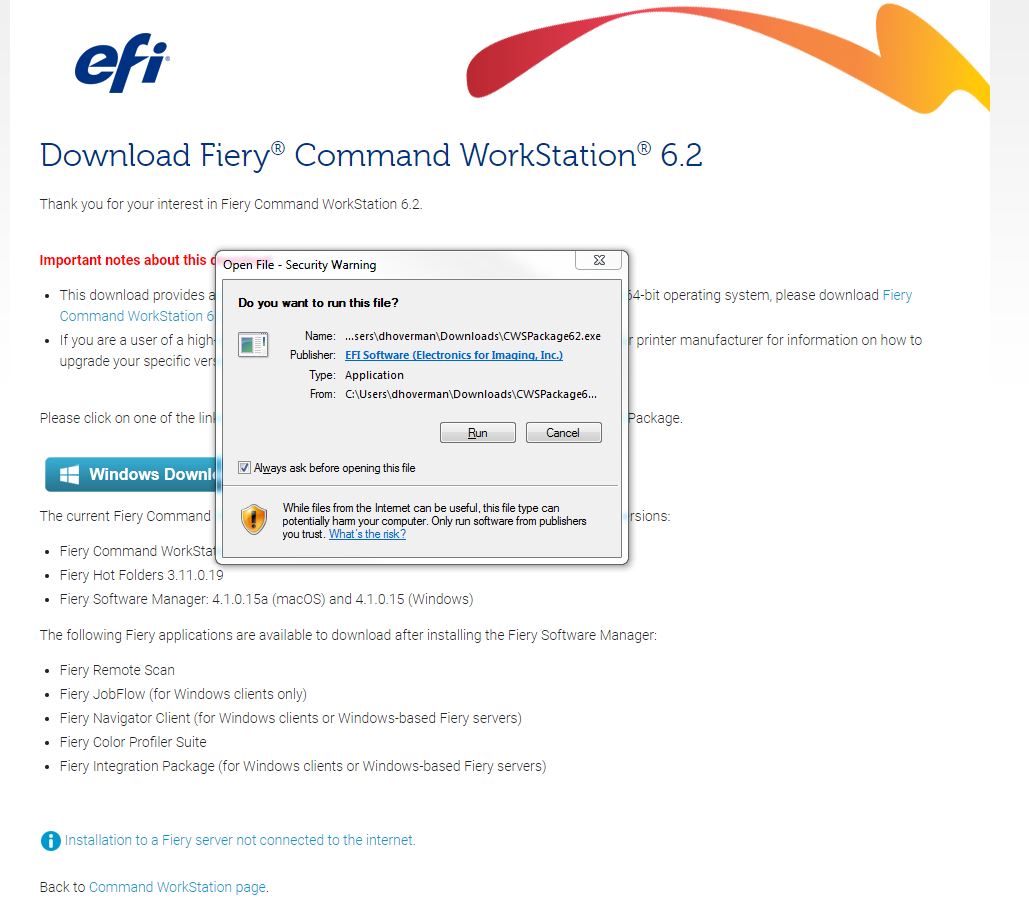 fiery command workstation 5.2 download
