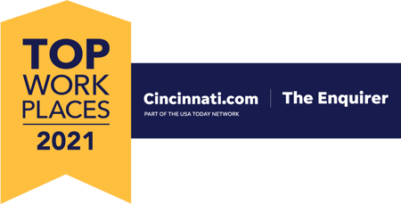 Greater Cincinnati and Northern Kentucky Top Workplaces 2021 Logo